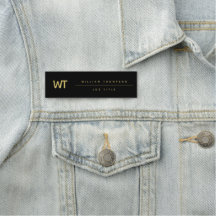 Logotipo Dourado preto personalizado