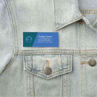 Etiqueta De Nome Logotipo Empresarial Personalizado da Empresa para