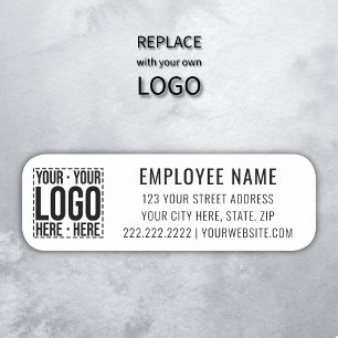 Etiqueta De Nome Logotipo Empresarial Personalizado Empresa Corpora