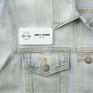 Etiqueta De Nome Logotipo Empresarial Personalizado Ímã para Funcio