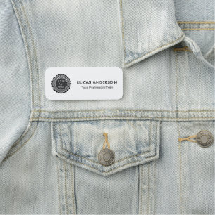 Etiqueta De Nome Logotipo magnético ou personalizado de pino do Nom