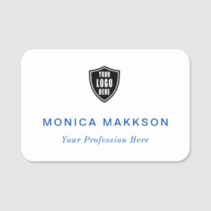 Etiqueta De Nome Logotipo magnético ou personalizado de pino do Nom