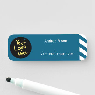 Etiqueta De Nome Logotipo personalizado