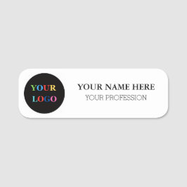 Etiqueta De Nome Logotipo Personalizado Alfinete de segurança e mag