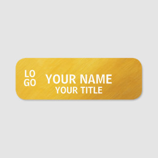 Etiqueta De Nome Logotipo Personalizado Alfinete de Segurança Magné