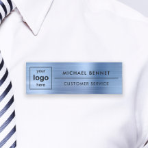 Logotipo Personalizado Azul Profissional Empresa