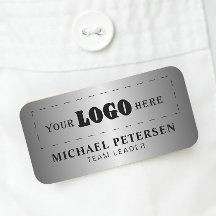 Logotipo personalizado da empresa funcionário fals