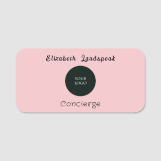 Etiqueta De Nome Logotipo Personalizado da Empresa Leve Magnética R