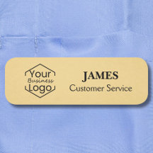 Logotipo Personalizado Dourado do Pino de Seguranç