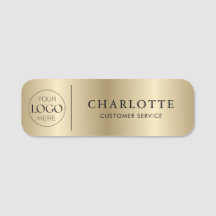 Logotipo Personalizado em Impressão a Ouro para Fu