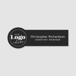 Etiqueta De Nome Logotipo Personalizado Empresa