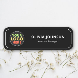 Etiqueta De Nome Logotipo Personalizado Empresa Ímã de Empregados P