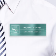 Logotipo Personalizado Esmeralda Verde Profissiona