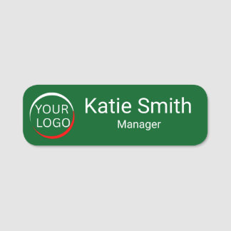 Etiqueta De Nome Logotipo Personalizado Funcionário Empresa Persona