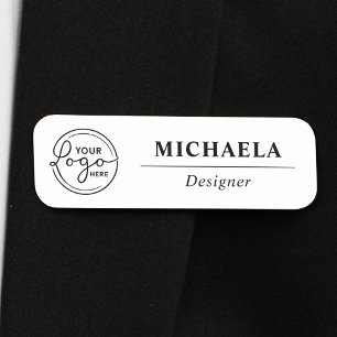 Etiqueta De Nome Logotipo Personalizado Ímã de Funcionário ou Alfin