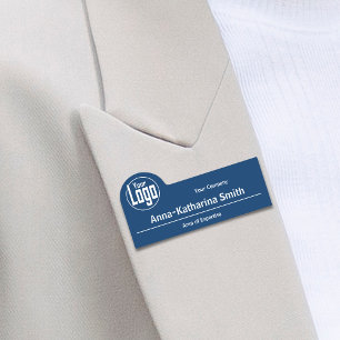 Etiqueta De Nome Logotipo profissional — Empresa e experiência — Br