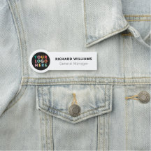 Logotipo redondo personalizado Pino magnético ou d