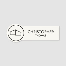 Etiqueta De Nome Logotipo residencial moderno Imóveis, Realtor Ivor