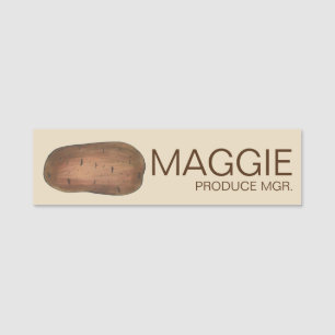 Etiqueta De Nome Loja de Fazendas de Batata de Idaho Russet