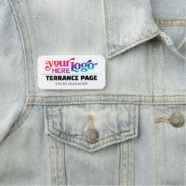 Etiqueta De Nome Magnetic Company Business Logo Employee Name Tags