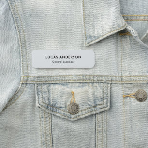 Etiqueta De Nome Magnética de Apagamento Seco do Funcionário Person