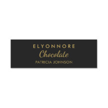 Minimal Black Gold Custom Staff