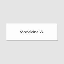 Etiqueta De Nome Na moda, Trendy, Moderno, Monograma Minimalista