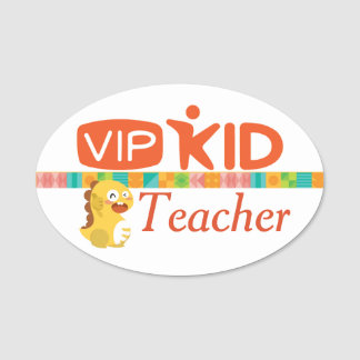 Etiqueta De Nome Nametags do VIPKid Round