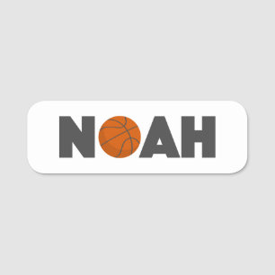 Etiqueta De Nome Noah Basball