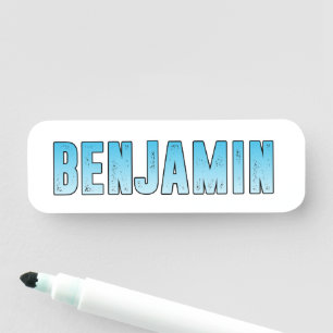 Etiqueta De Nome Nome Benjamin