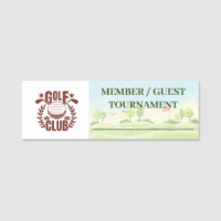 Nome do Convidado do Membro da Liga do Clube Golf