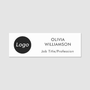 Etiqueta De Nome Nome do logotipo Cargo Profissional
