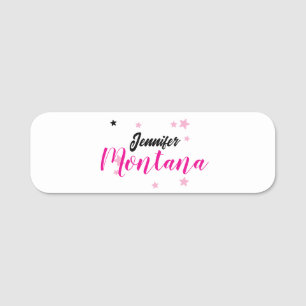 Etiqueta De Nome Nome minimalista moderno elegante profissional