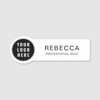 Etiqueta De Nome Nome Personalizado para Funcionários de Logotipo C