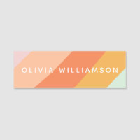 Nome Personalizado - Tríplice Listras Pastel Mint