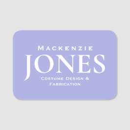 Etiqueta De Nome Nome pessoal Marca Logotipo comercial Moderno Roxo