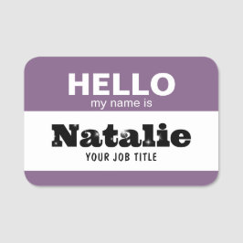 Etiqueta De Nome Olá, Meu Nome É Escola De Enfermeiro De NHS