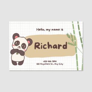 Etiqueta De Nome Olá Richard Etiqueta Clássica Nome