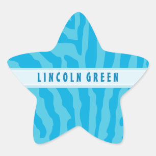 ETIQUETA DE NOME PERSONALIZADA:: impressão animal