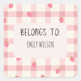 Etiqueta de Nome Personalizado de Cubo