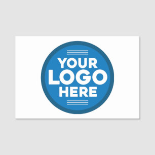 Etiqueta De Nome Personalizado o seu texto ou logotipo aqui Nome de