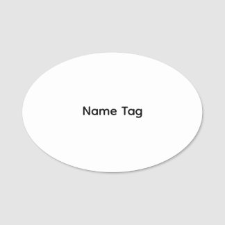 Etiqueta De Nome Personalizado Simples | Placa de Identificação Clá
