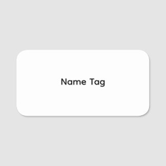 Etiqueta De Nome Personalizado Simples | Placa de Identificação de