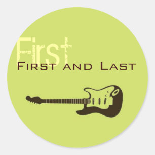 Etiqueta de nome Personalizável Rock N Roll