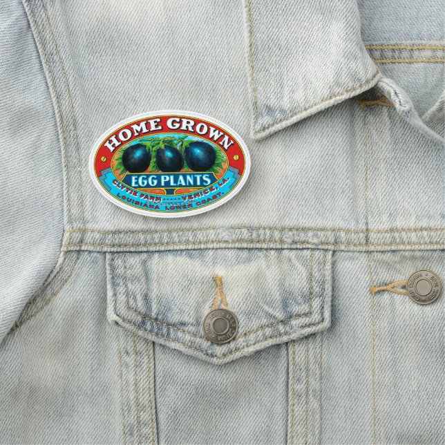 Etiqueta De Nome Pino de Ovos Cultivados em Casa (In Situ)