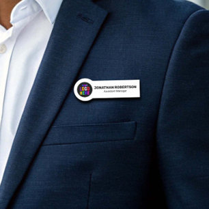 Etiqueta De Nome Pino de Segurança Personalizado ou Clássico Magnét