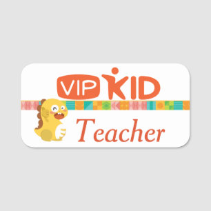 Etiqueta De Nome Pino do professor VIPKid