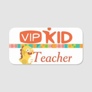 Etiqueta De Nome Pino do professor VIPKid