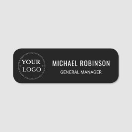 Etiqueta De Nome Pino Magnético Ou De Segurança Do Logotipo Do Nome