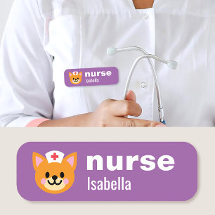 Etiqueta De Nome Placa de Identificação de Enfermeira Nome Personal